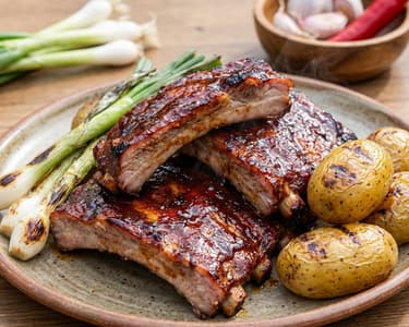 Spanish-style Grilled Pork Ribs