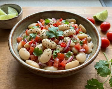 White Bean Salad (Ensalada de pallares)