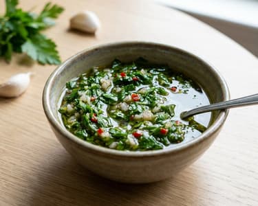 Fresh and Spicy Chimichurri Sauce