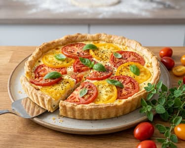Tomato and Ricotta Filling Tart