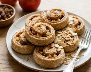 Whole Wheat Apple and Cinnamon Snails