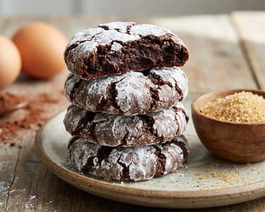 Chocolate Crinkle Cookies