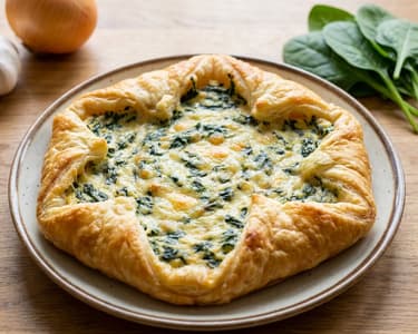 Spinach and Gouda Cheese Tart