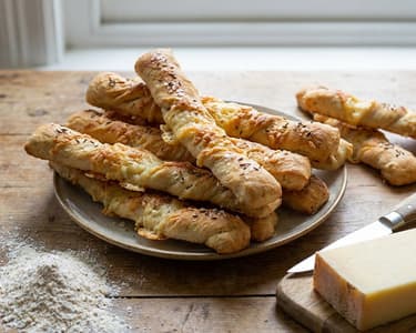 Salty Sticks with Gruyère Cheese