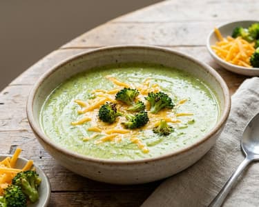 Broccoli and Cheddar Cream Soup