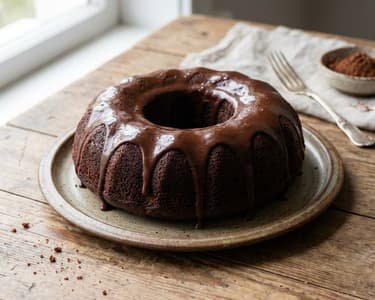 Fluffy and Quick Chocolate Cake