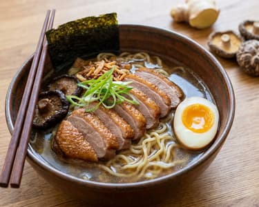 Duck and Shiitake Mushroom Ramen