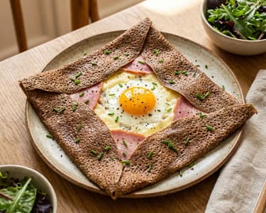 Complete Galette with Egg and Ham