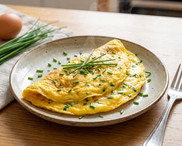Green Chive Omelette