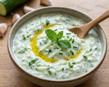 Refreshing Tzatziki with Mint
