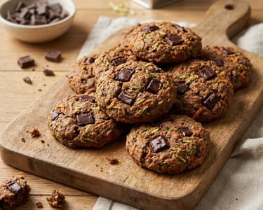 Biscuiți cu legume și ciocolată