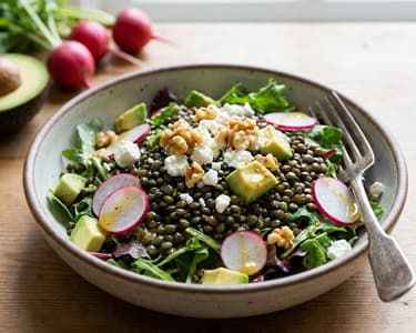 Lentil and Radish Salad