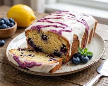 Lemon and Blueberry Loaf Cake