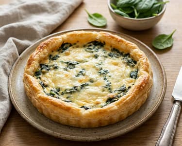Spinach and Gouda Cheese Tart