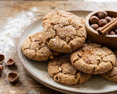 Cinnamon and Hazelnut Cookies