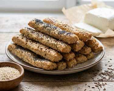 Whole Wheat Cottage Cheese Sticks