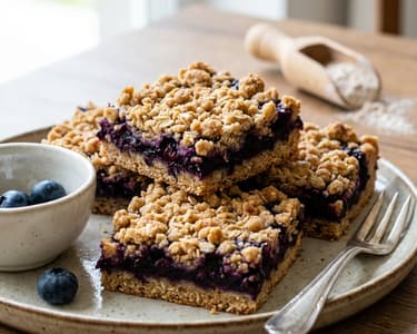 Blueberry and Spelt Cake Cubes