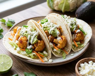 Roasted Cauliflower and Avocado Tacos