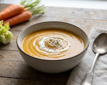 Supă cremă de legume coapte