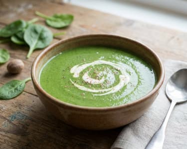 Creamy Baby Spinach Soup