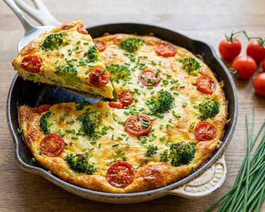 Vegetable and Broccoli Frittata