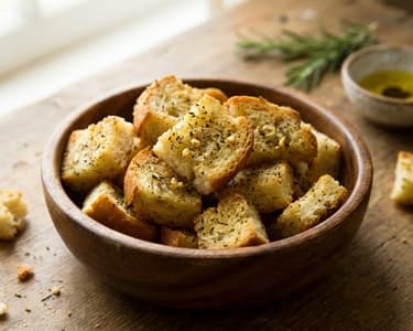 Aromatic Homemade Bread Croutons