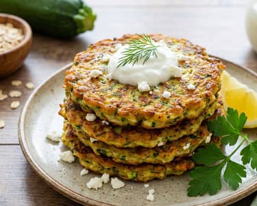 Turkish Zucchini Fritters (Kabak Mücveri) | Healthy Recipe