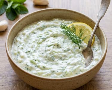 Tzatziki - Refreshing Greek Sauce with Fresh Herbs