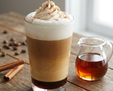 Latte cu sirop de arțar