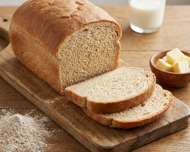 Pâine toast integrală cu metoda Tangzhong