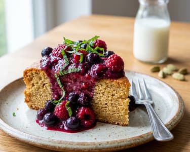 Kefir and Berry Cake