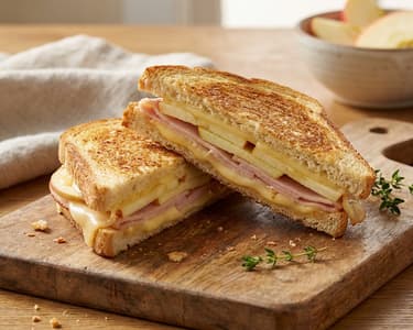 Turkey, Apple, and Gouda Panini