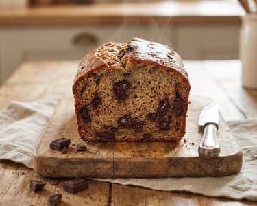 Banana and Chocolate Loaf (Banana Bread)