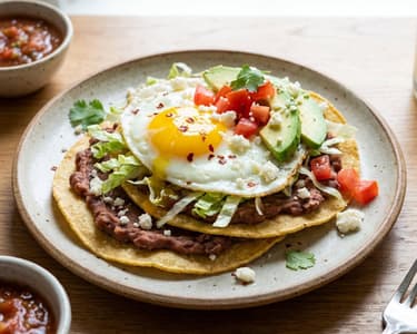 Tostadas pentru micul dejun cu ou și avocado