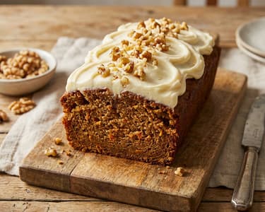 Chec cu morcovi și cremă de brânză