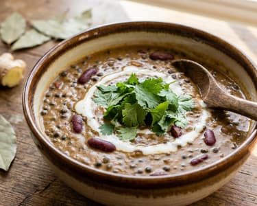 Dal Makhani - Curry Cremos de Linte și Fasole