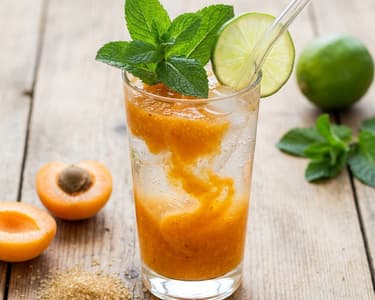 Mojito cu caise fără alcool