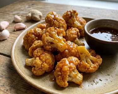 Conopidă în aluat de iaurt cu glazură dulce-picantă