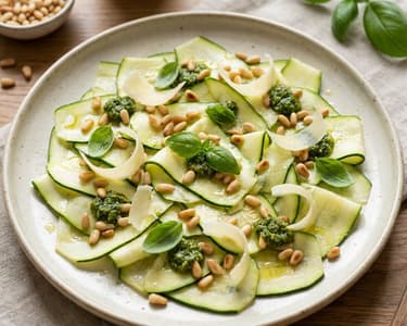 Zucchini Carpaccio | Fresh and Quick Appetizer