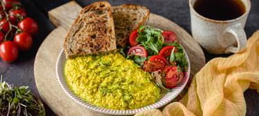 Tofu Scrambled Toast