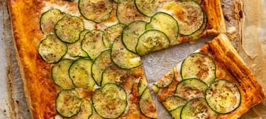 Tartă sărată cu dovlecei