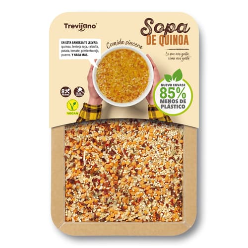 Trevijano Supa de quinoa