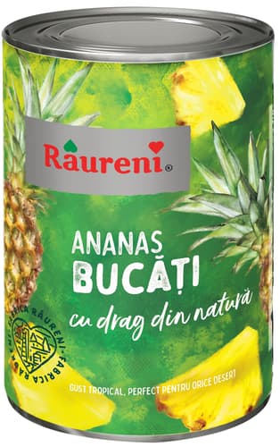 Raureni Compot de ananas rondele in sirop