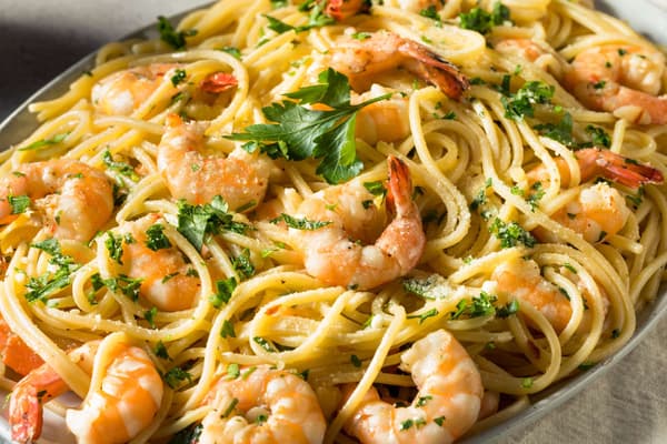 Pecorino and Shrimp Pasta