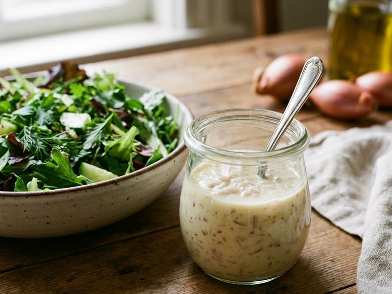 Shallot Dressing | Quick Salad Sauce