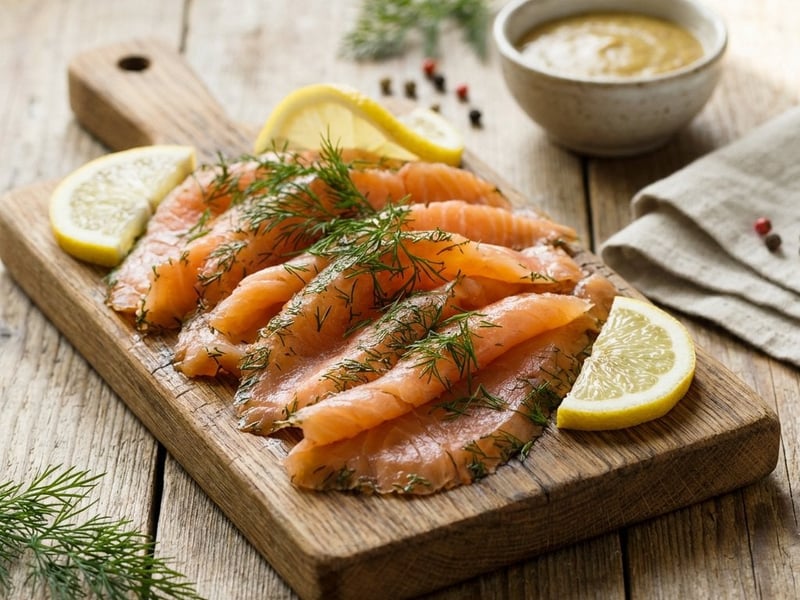 Somon marinat - Gravlax