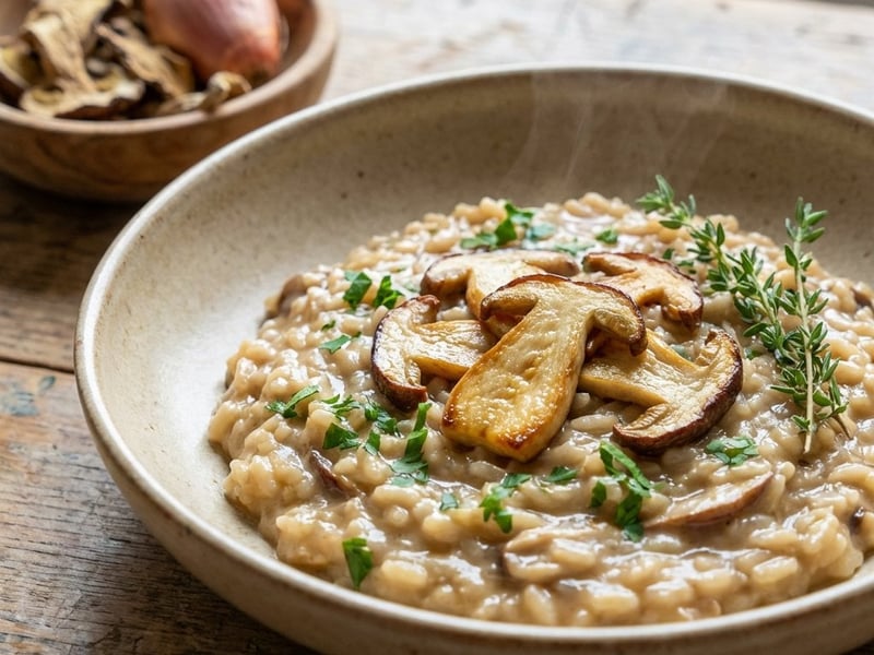 Creamy Risotto with Wild Mushrooms