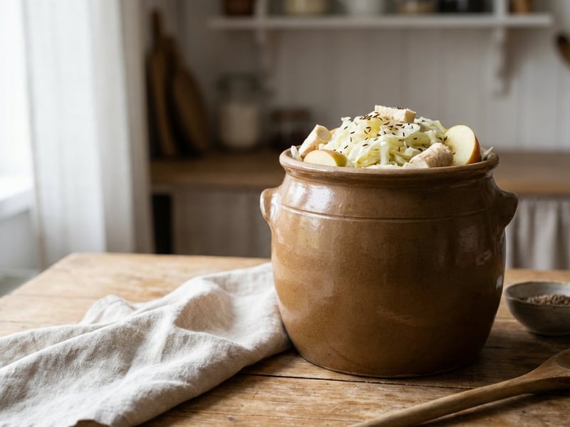 Homemade Pickled Cabbage