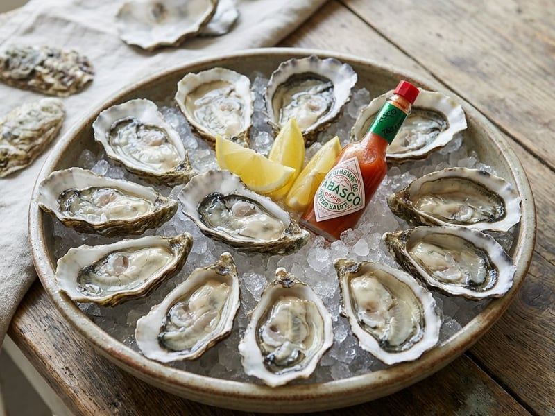 Oysters with Lemon