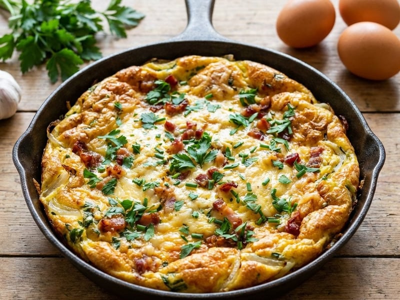Herb and Bacon Frittata